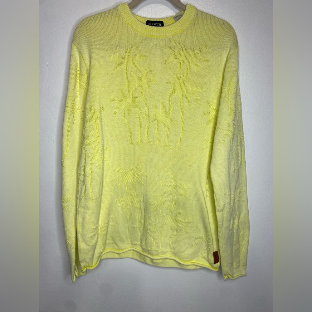 Scotch & Soda Yellow Crewneck Sweater
